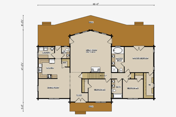 Bedford FIRST FLOOR PLAN