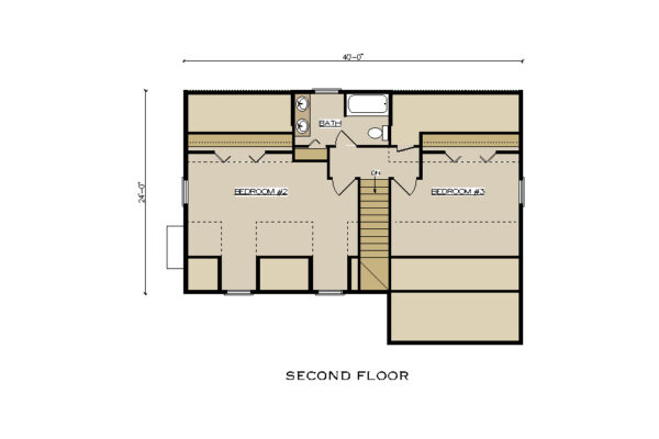 Camden SECOND FLOOR PLAN