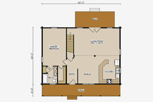 EASTON FIRST FLOOR PLAN