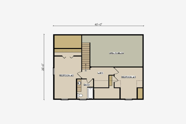 EASTON SECOND FLOOR PLAN
